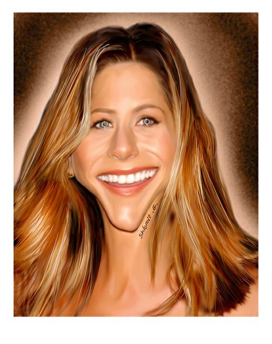 Jennifer Aniston Caricature Picture